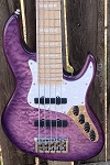 K524 24 fret -Purple Quilt choose your pickups.  Sale!! 